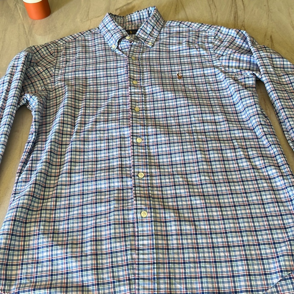 Ralph Lauren Mens medium long sleeve shirt.
